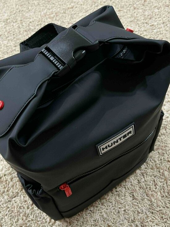 Hunter Top Clip Backpack Water Resistant Black Unisex (New) main image 7
